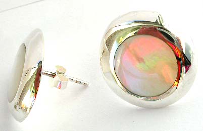 mother of pearl earrings - 2004 jewelry trend
