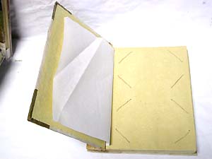 Gift idea of natural material  made of photo album