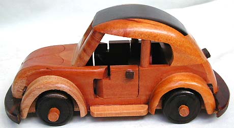 Quality gift for children - wooden classic mini bettle