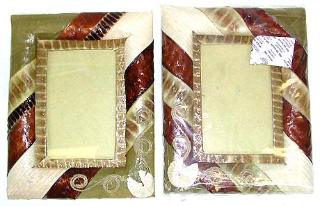 Fashion and accessory - assorted design natural material made of fashion photo frame