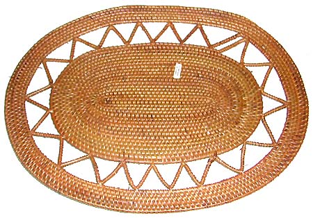 Home decor accessory - Celtic pattern design oval shape fashion wooden coaster