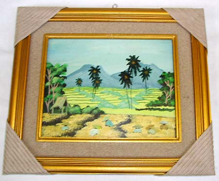 Living room decor idea - assorted oil painting picture from Bali artists