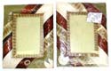natural material such as banana leaf, mulberry papers, recycling papers made of assorted color and pattern design fashion photo frame