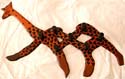 Assorted color and design wooden giraff hook