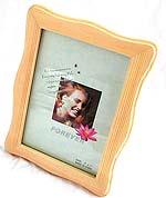 Fashion mini wave pattern smooth finishing wooden picture frame