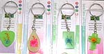 Assorted color and design key chain with mini bells