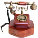 Antique old classical style in new touch tone key pad phone stand