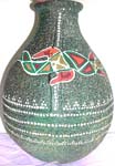 Hand painting stone vase, assorted color and pattern randomly pick