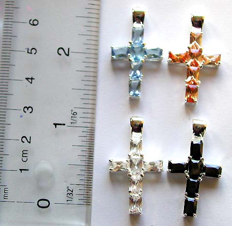 Cross pendants and necklaces wholesale to jewelry trade
    
