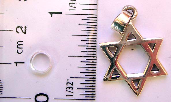 wholesale star of david jewelry, star of david pendant charm and other wiccan pagan new age jewelry 