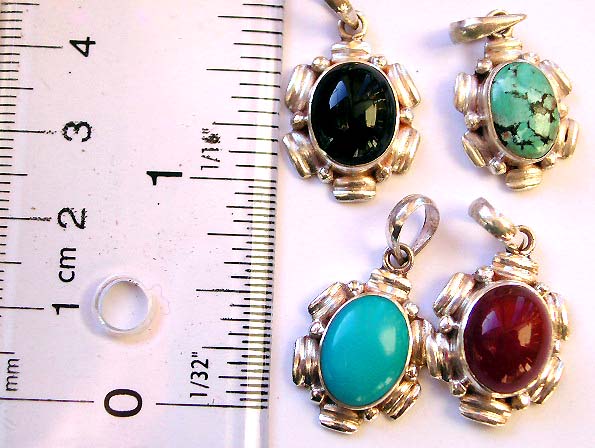 pendant necklace wholesaler supplier wholesale semi precious gem stone sterling silver pendant   