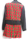 Brush cotton knitted fashion dress set (short coat, mini skirt and tee)