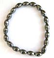 Multi olive shape non-magnetic hematite beads forming fashion hematite stretchy bracelet