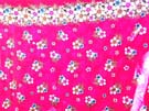 Pinky floral design in sarong wrap