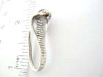 925.sterling silver snake pendant