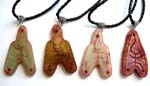 genuine chinese brown  / yellow jade ancient Chinese money pendant suspended on twisted black cord necklace
