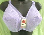 Lady's bra top with multi flower demi cup style and has little cute ribbon 