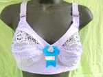 Lady's full cup filigree bra with assorted color design