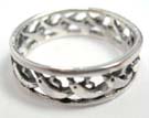 Designer inspired multi dolphin ring from 925. sterling silver