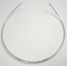 Solid 925. sterling silver choker style necklace