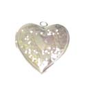 Engraved fashion heart shape locker pendant, it can be open to put photo inside
