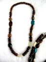 Different shape coconut wooden beaded set in fashion bali necklace