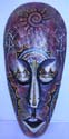 Bali wooden handicrafted mask with new age painting design 