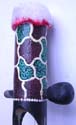 African's traditional two strings music instrument with painting on top