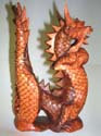 Deep carving dragon sculpture