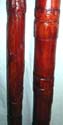 Deep handicraft carving wooden didgeridoo with snake or gecko design, randomly picked by our staffs