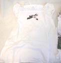 Brown and white summer theme kid dress set