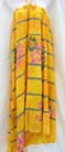Batik Rayon summer dress with horizontal stripes and tie up around neck