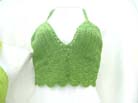 Sexy summer lime green crochet top