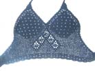 Handcrafted womens resort wear crochet halter top