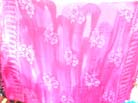 Hibiscus floral print on Aloha pink sarong