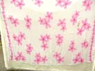 Pink summer flower art motif sarong