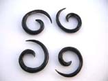 Newage fashion spiral horn earrings