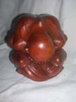 Table top accessory in hand craved weeping buddha motif