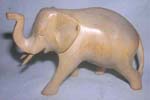 Indonesian african elephant theme, wood carving