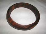 Solid wooden bangle bracelet