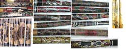 Assorted Painting Digeridoo, Fire Burned Patter Digeridoo, Engraved Pattern Digeridoo